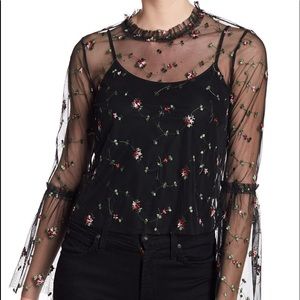 Ro & De Sheer Blouse